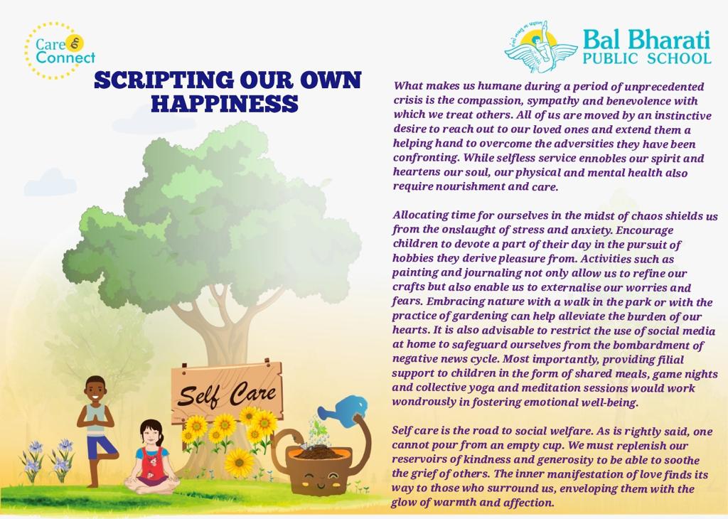Care & Connect Scripting our own Happiness - May 31, 2021