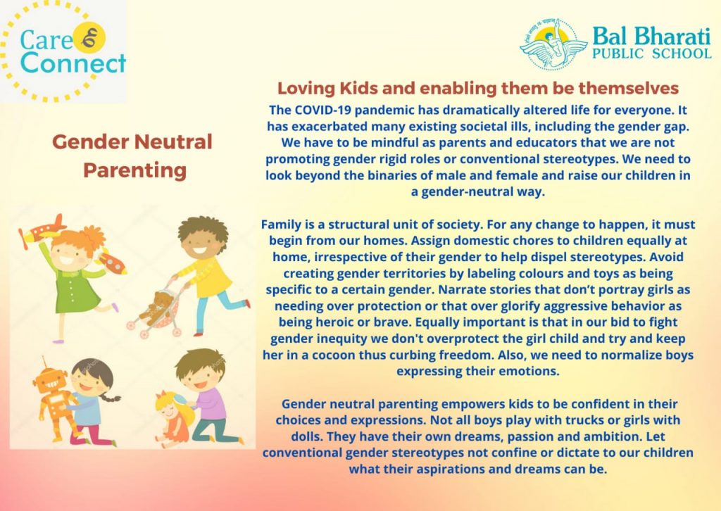 Care & Connect Gender Neutral Parenting - June 28, 2021