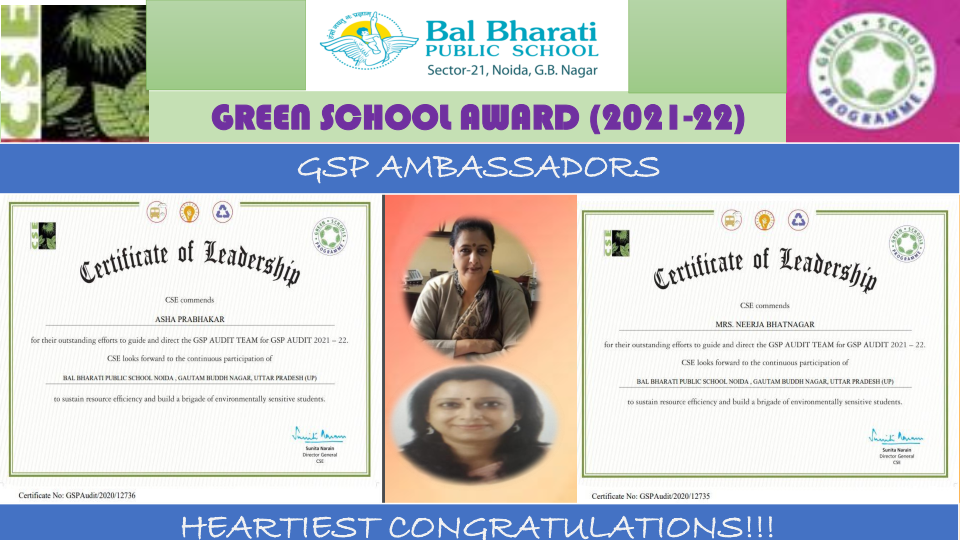Green School Award 21-22
