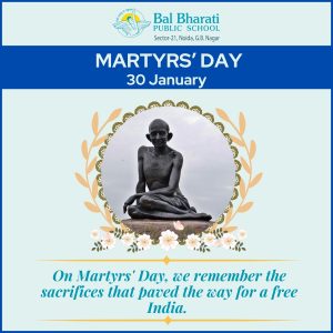 Marty's Day , let us tribute to Mahatma Gandhi's legacy and remember his sacrifice for the country's freedom.